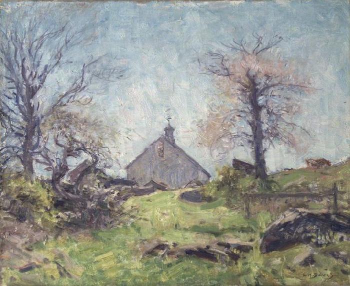 Charles Harold Davis In Spring Sunshine Sweden oil painting art